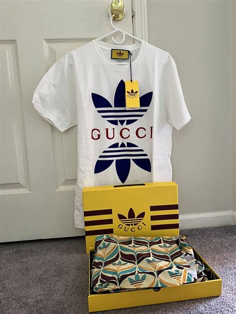 gucci adidas t shirt mens|adidas gucci bathing suit.